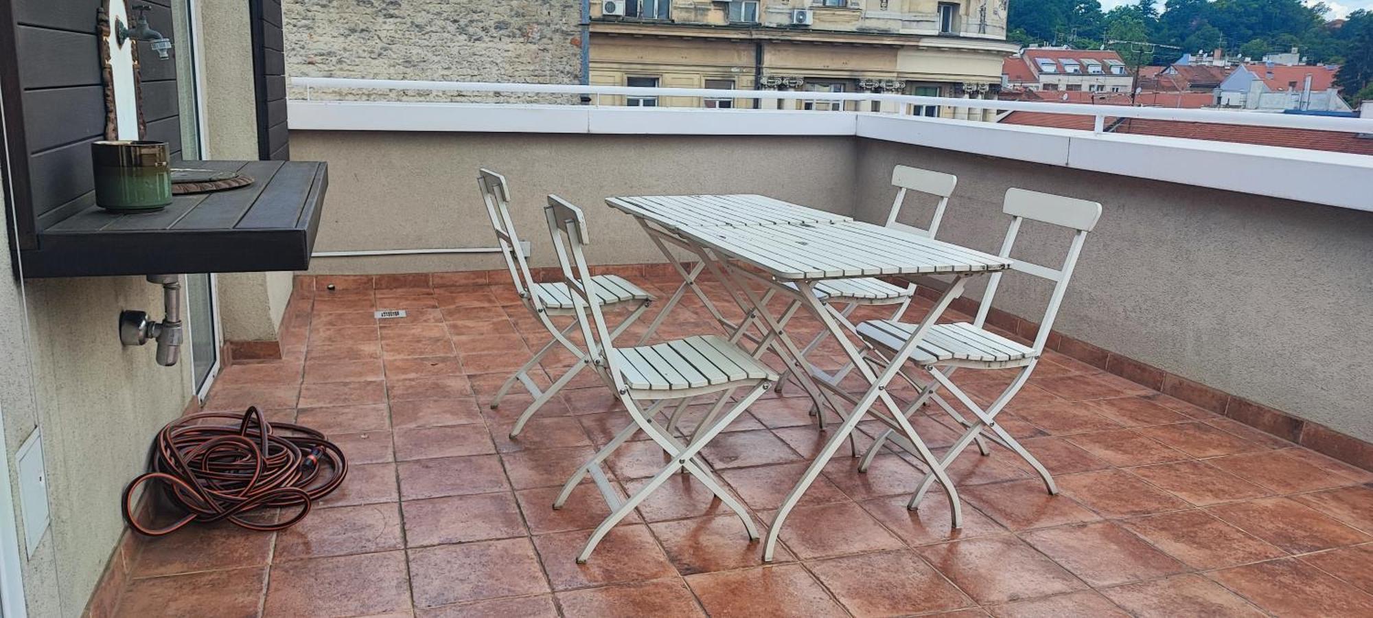 Ferienwohnung Artissimo Roofterace Zagreb Exterior foto